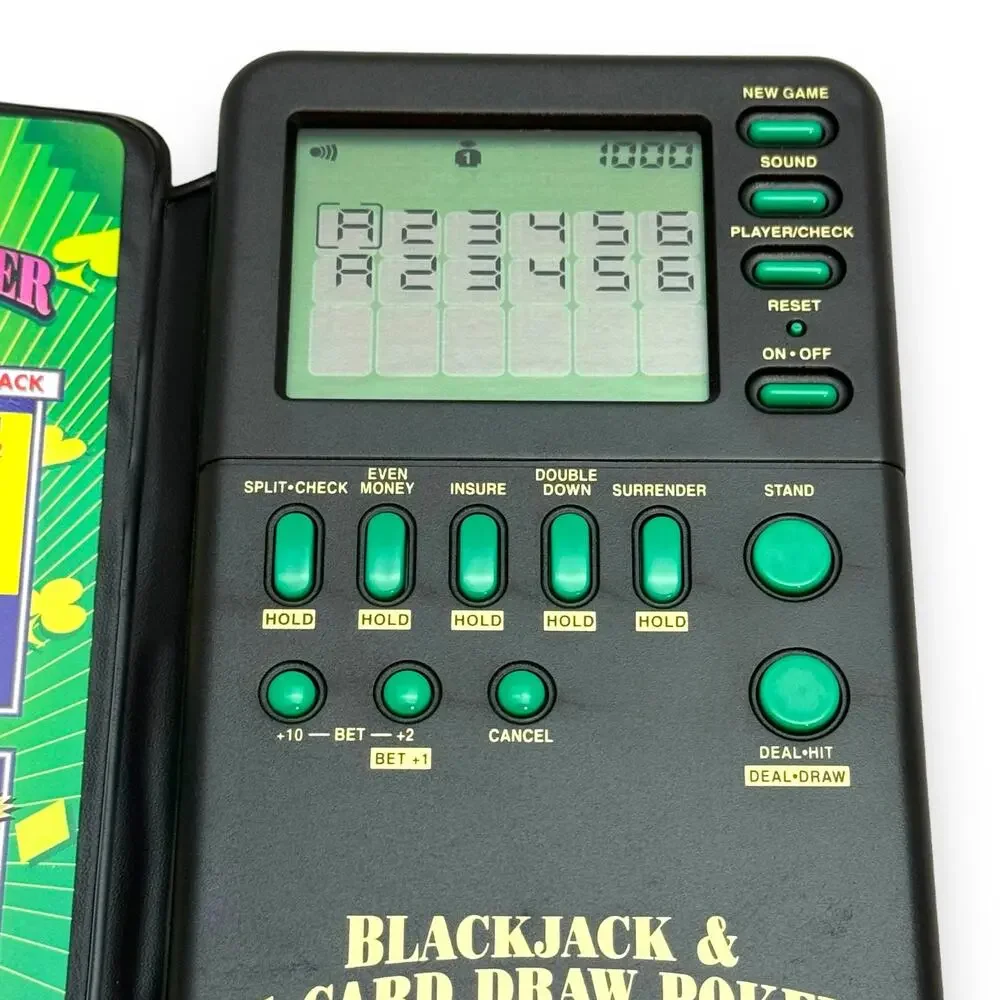 Micro Games of America Las Vegas Casino Corner Blackjack 5 Card Draw Poker